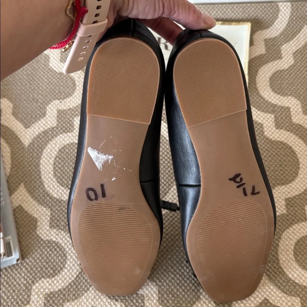 “Loft” Black cap toe ballerina flats; size 7.5; NWOT - Picture 6 of 6